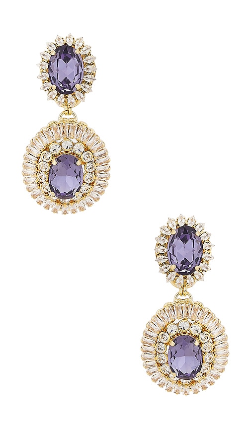Anton Heunis Omega Clasp Oval Disc Chandeliers Earrings | Thumbnail 3