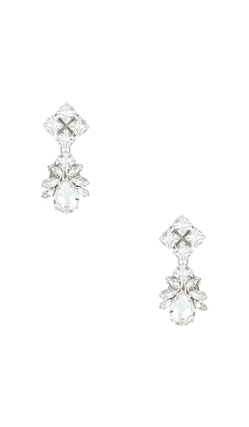 Anton Heunis Omega Clasp Pixel & Drop Pendant Earrings