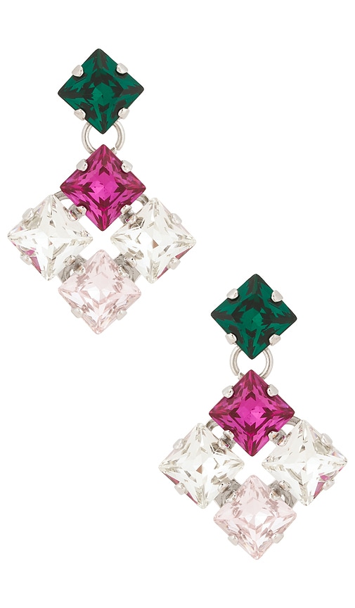 Anton Heunis Post And Pixel Pendant in Metallic Silver.