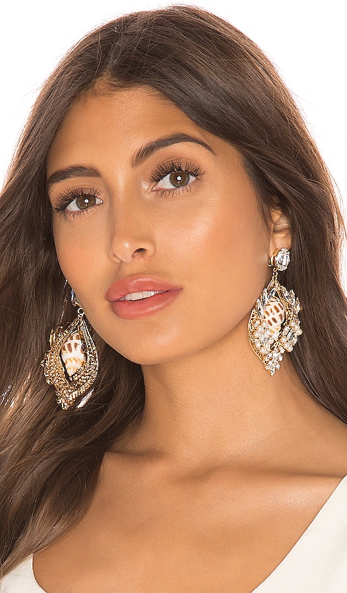 Large Cluster Shell Earrings