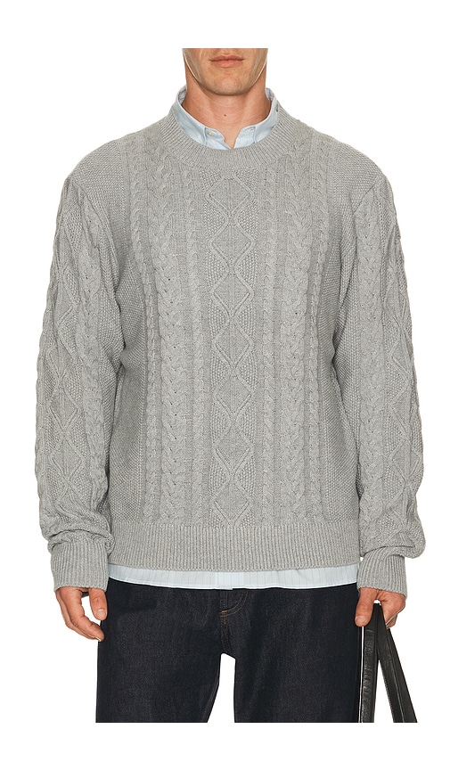 Asher Andre Cable Knit Sweater | Thumbnail 3