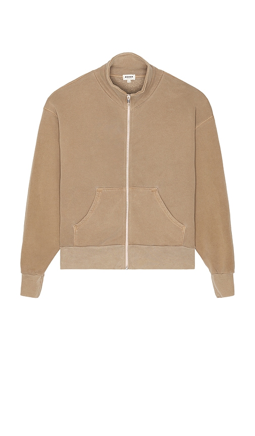 Jean Collar Jacket in Beige. - size L (also in M, S, XL/1X) - Asher - Modalova