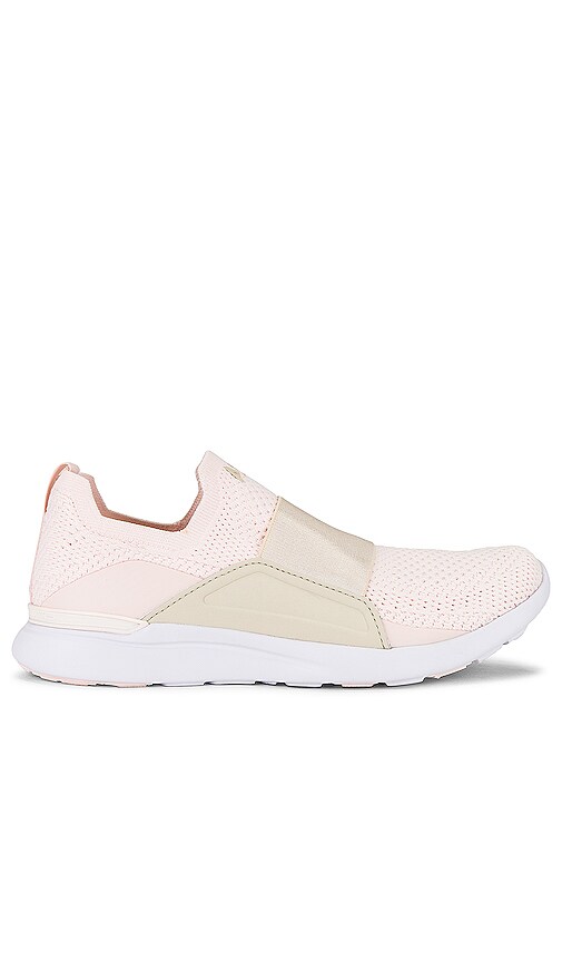 APL: Athletic Propulsion Labs TechLoom Bliss Sneaker in Creme, Parchment, & White
