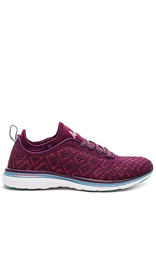 APL Athletic Propulsion Labs TechLoom Phantom Sneaker in Wine