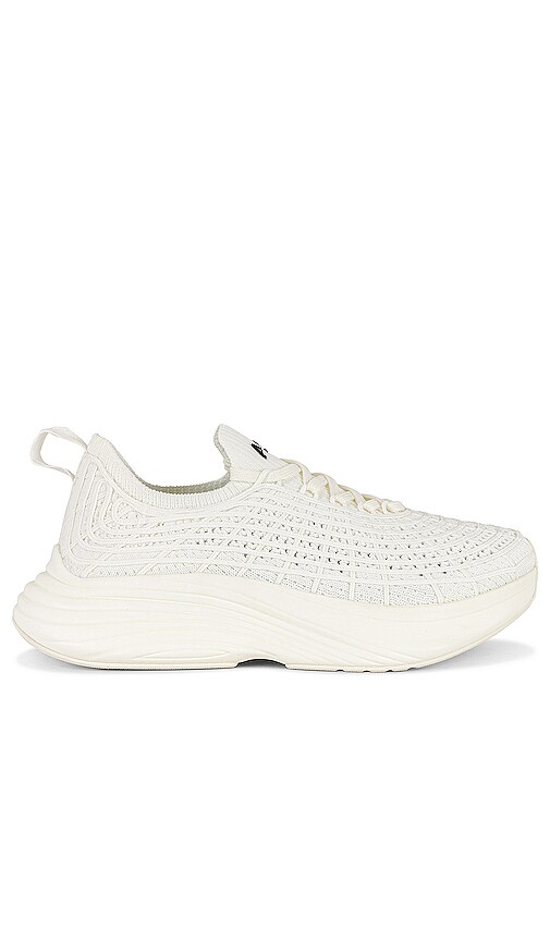 Apl Athletic Propulsion Labs Zipline Logo-embossed Woven Trainers In Ivory