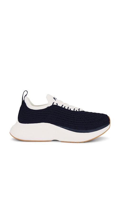 Shop Apl Athletic Propulsion Labs Zipline Sneaker In Navy & Ivory & Gum