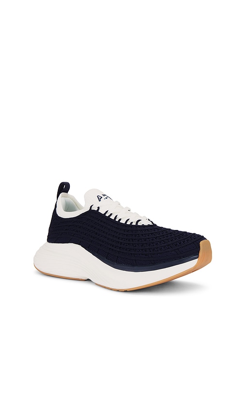 Shop Apl Athletic Propulsion Labs Zipline Sneaker In Navy & Ivory & Gum