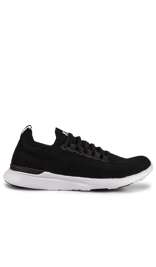 APL: Athletic Propulsion Labs TechLoom Breeze Sneaker in Black, Black & White