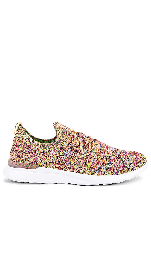 Apl Athletic Propulsion Labs Techloom Wave Sneaker In Multi & White