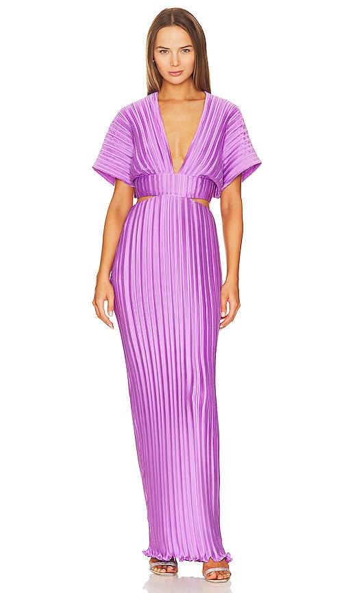 Aiifos Esther Dress In Lilac