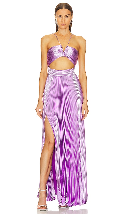 Aiifos Gilda Gown In Purple