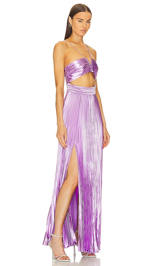 Shop Aiifos Gilda Gown In Purple