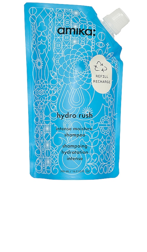 amika Hydro Rush Intense Moisture Shampoo Refill Pouch in Beauty: NA.
