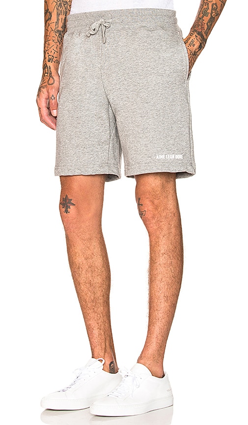 Aime Leon Dore Logo Camper Shorts in Grey Mix | REVOLVE