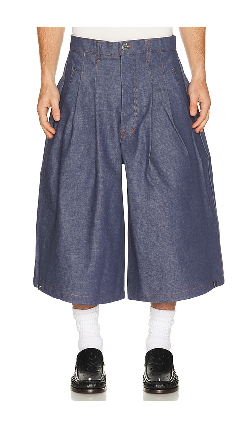 Art Community Diptych Japanese Denim Jort | Thumbnail 8 Art Community Diptych Japanese Denim Jort | Thumbnail 8