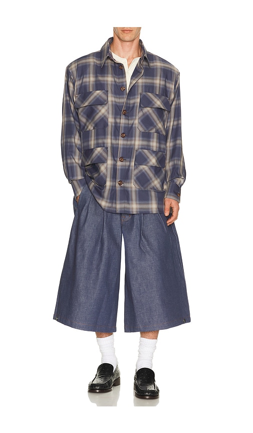  Art Community Flanell-shirt In Navy. Größe S. Also In M, L, Xl/1x. 