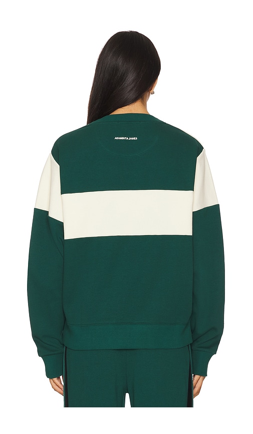  Araminta James Strick 1982 Contrast In Dark Green. Größe S. Also In Xs, L. 