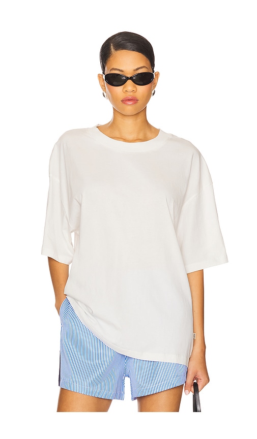 Araminta James Jersey Santorini Oversized Tee In Neutral