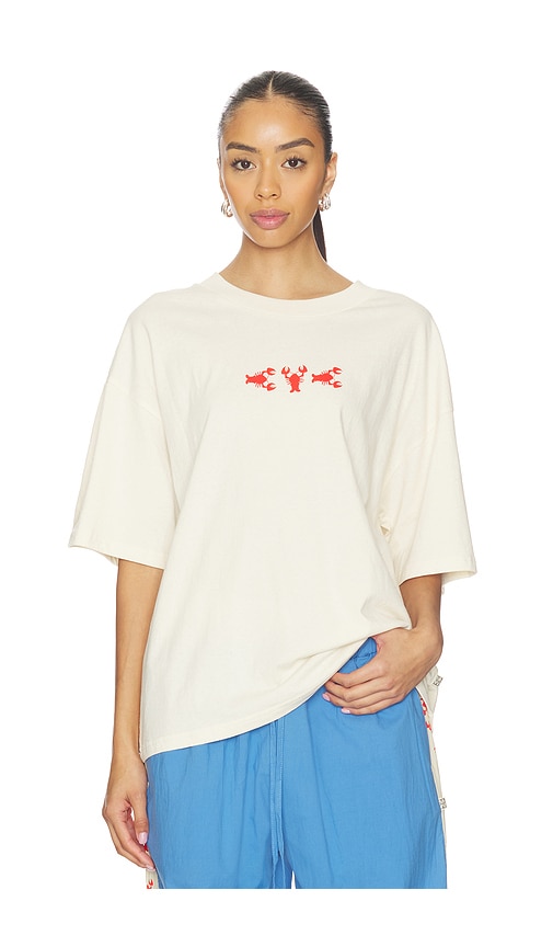 Araminta James Lobster Tee In Neutral