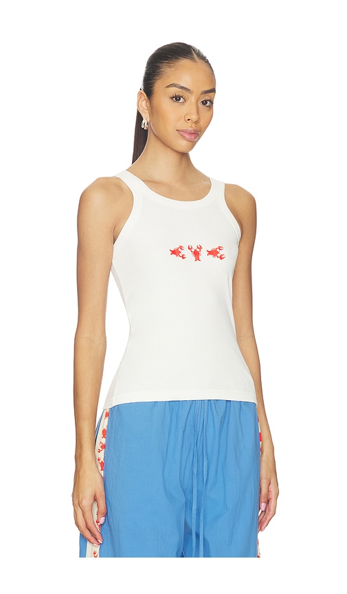 Araminta James Lobster Tank Top In White