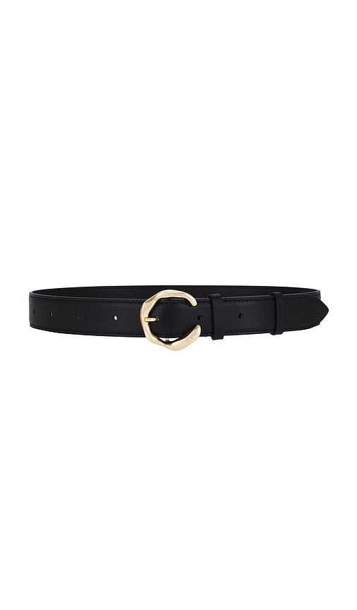 Shop Aje Caldeira Leather Belt In Black