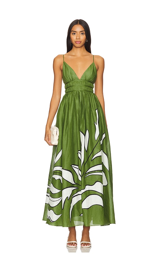 【Aje.】Planetary Maxi Dress Aje Planetary Maxi Dress in Abstract Fern | REVOLVE