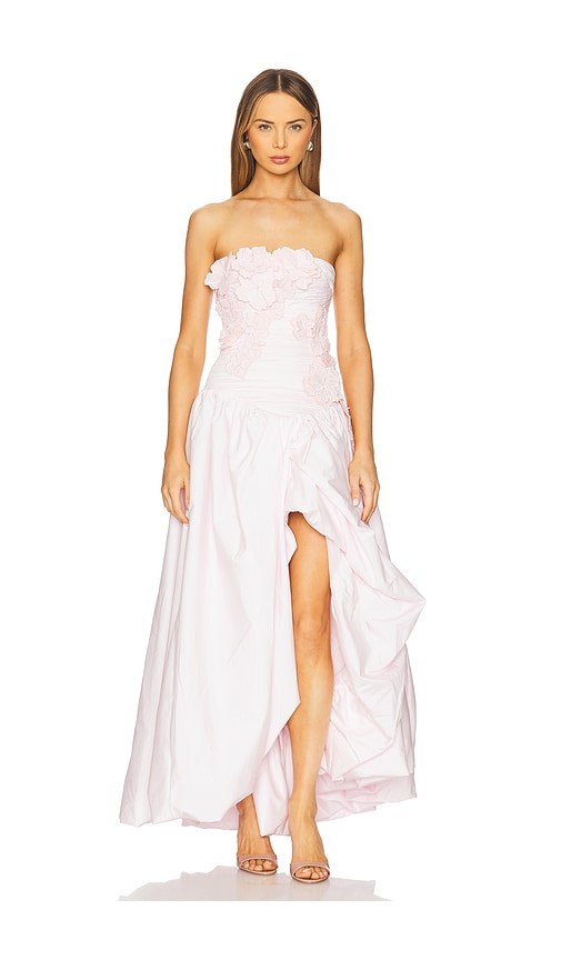 【AJE】可憐清楚★フラワードレスSplendour Flower Gown Aje Splendour Flower Gown in Pastel Pink | REVOLVE