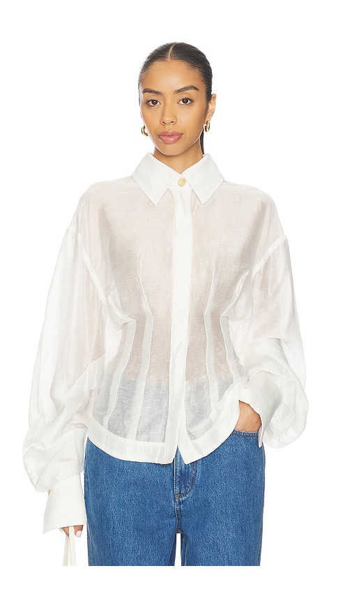 Aje Murphie Shirt in Ivory