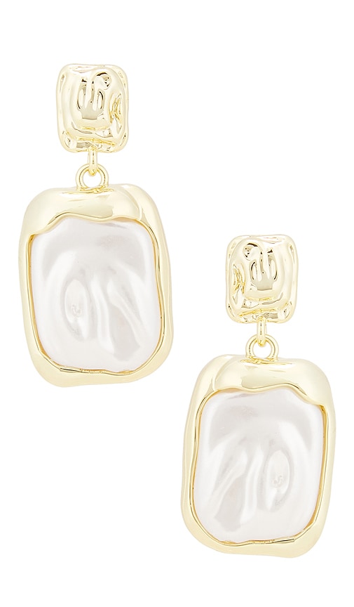 By Adina Eden Fluid Drop Earrings