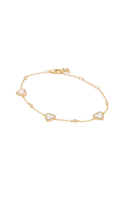 Eden Pave Heart Bracelet