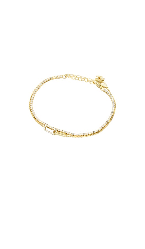By Adina Eden LOT DE BRACELETS EDEN en Metallic Gold 64$