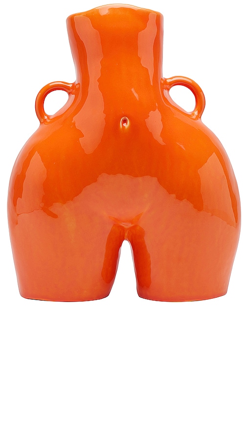 Anissa Kermiche 花瓶 – 橙色