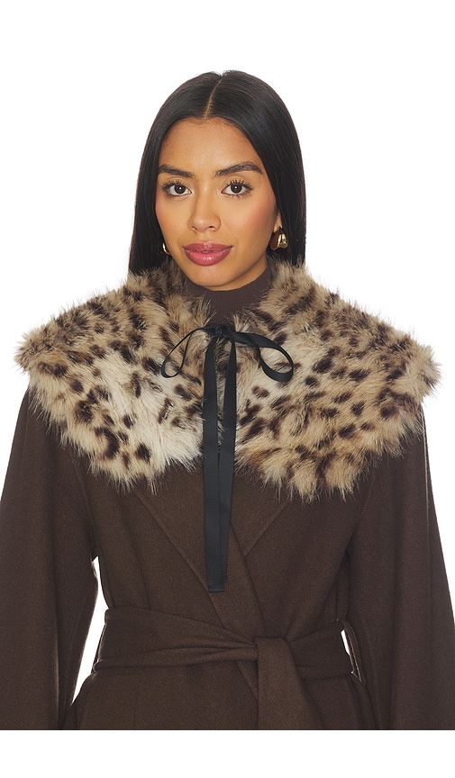 AKNVAS Lynx Faux Fur Collar in Lynx