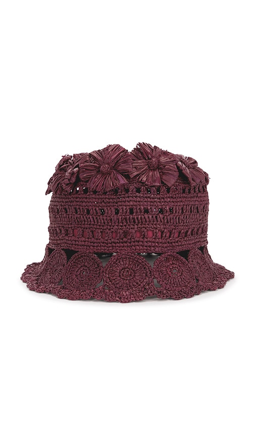 Aknvas Accessoires Cass In Burgundy. 