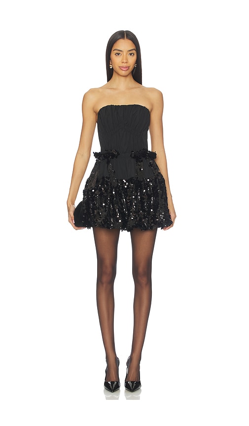 Aknvas Kamilla Cocktail Dress In Black