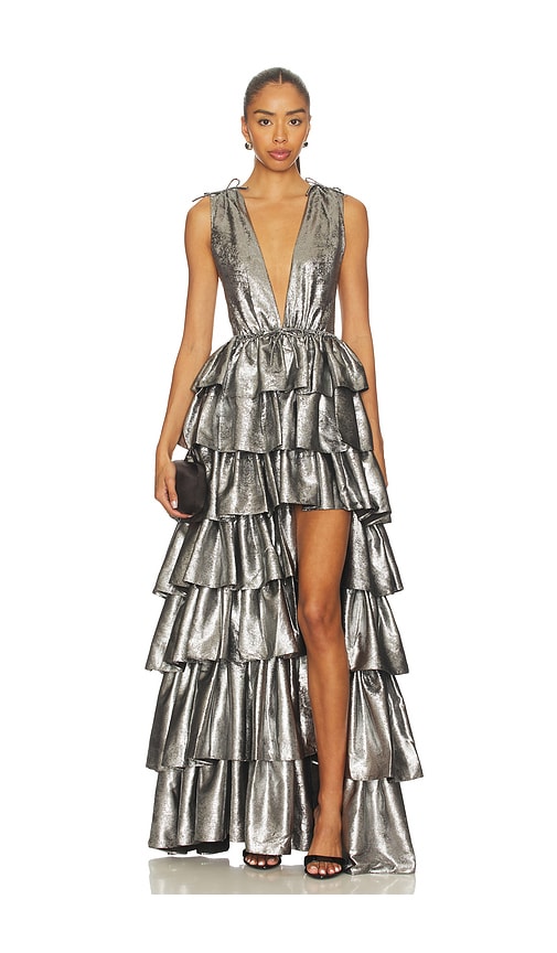 AKNVAS Henriette Ruffle Gown