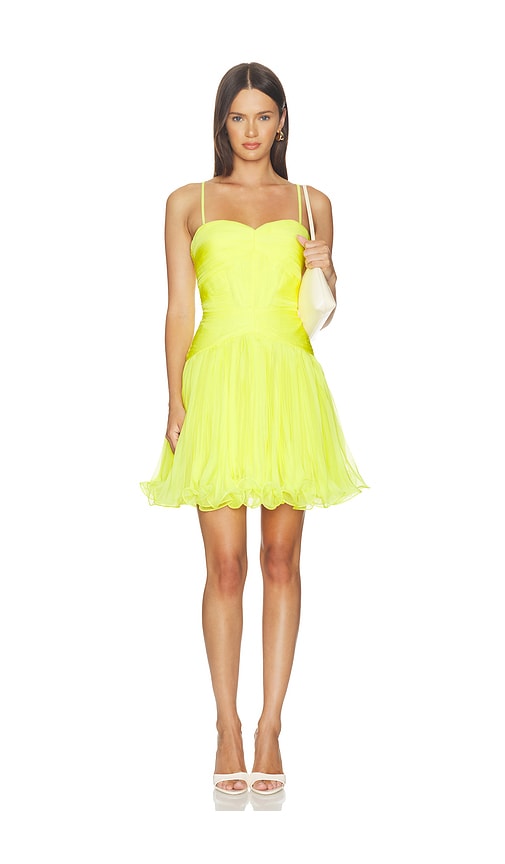 AKNVAS Canary Micropleated Cocktail Dress - Women's Clothing