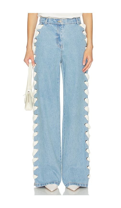 AKNVAS Lyd Laced Denim Trouser - Women's Clothing