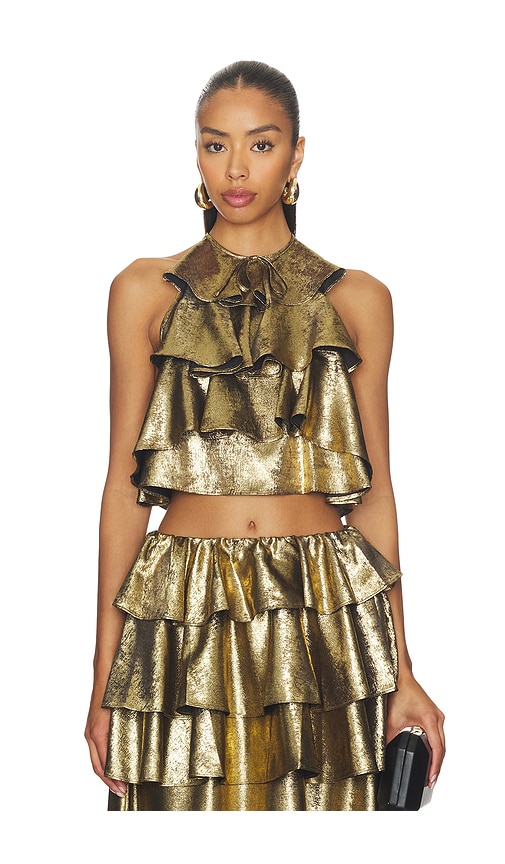 AKNVAS Bodil Ruffle Top