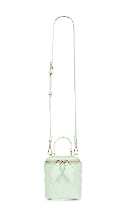x REVOLVE Luca Mini Quilted Bag in Mint.