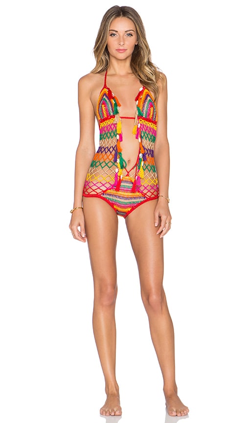 rainbow monokini