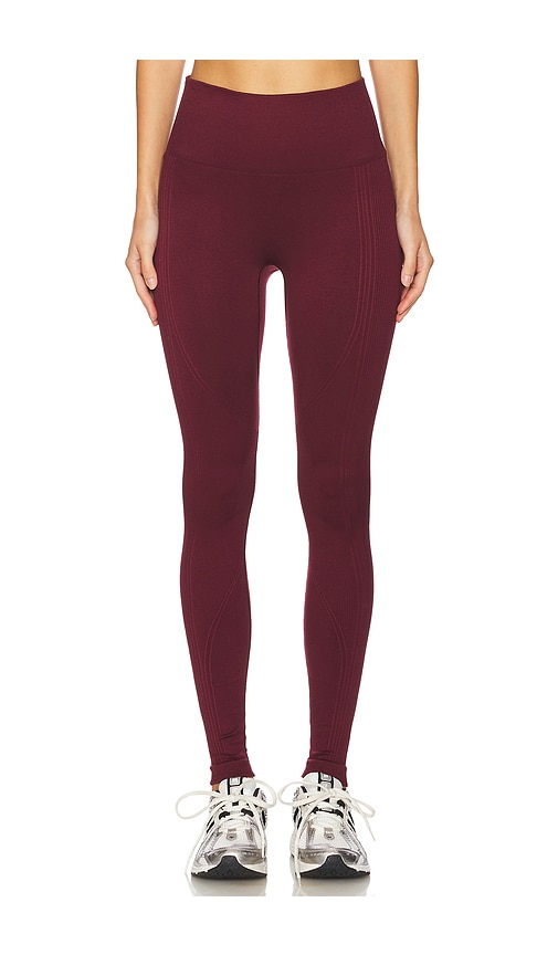 Alala Barre Legging In Burgundy