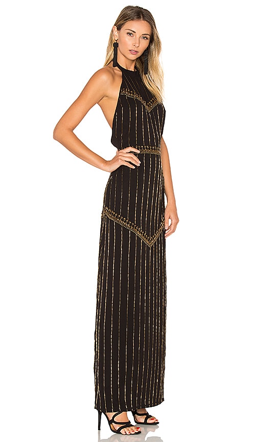 straight cut maxi dress