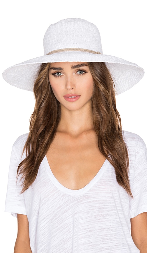 ale by alessandra Praia Hat in White