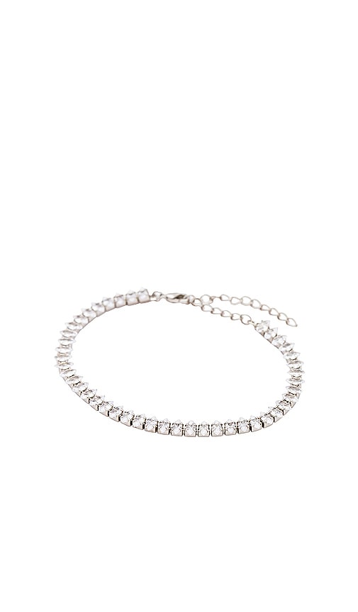 Alexa Leigh Marquise Tennis Bracelet In 银色