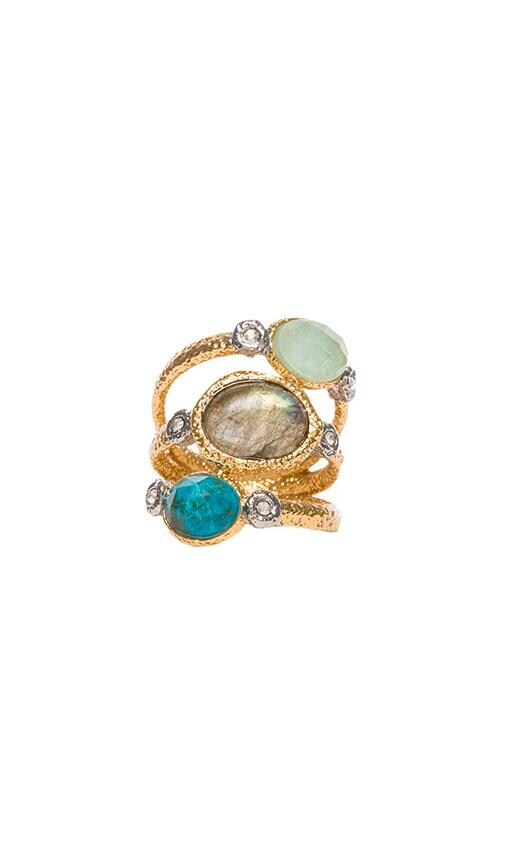 Crystal Studded Stacking Ring