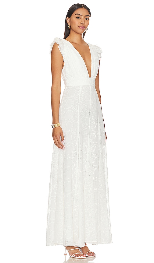 Shop Alice And Olivia Vanna Dress In White