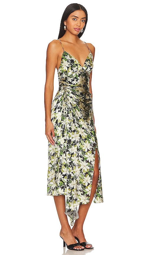 Shop Alice And Olivia Shawna Dress In Green