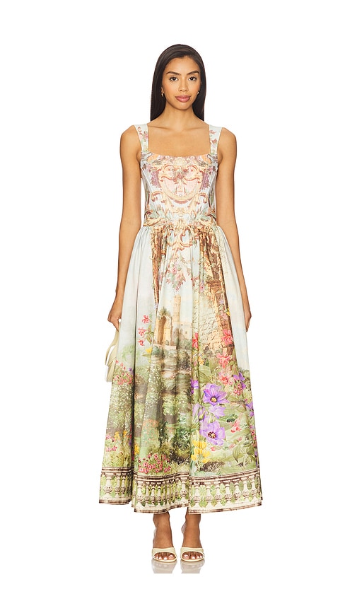 Guinevere Bustier Dress in Green. - size 0 (also in 12, 2) - Alice + Olivia - Modalova