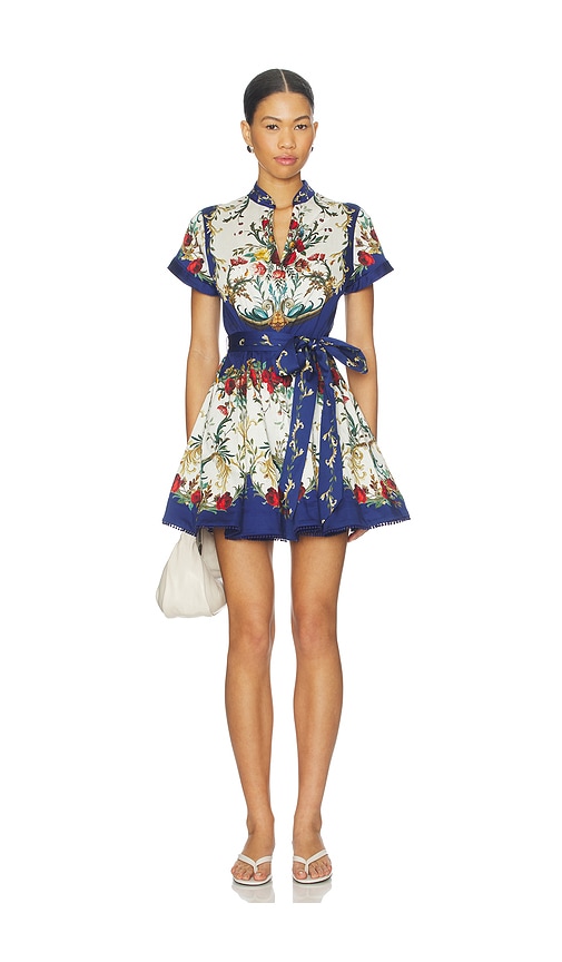 Alice + Olivia Alice + Olivia Lucy Mini Shirt Dress With Tie Belt